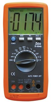 Picture of Automatic domain multimeter
DC/AC A20 ZICO