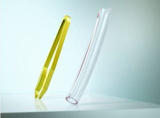 Picture of High-quality cosmetic tweezers made of aluminium with slanted tips