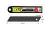 Picture of GB-10B EVO Black Blade Knife Blades 18 x 0.6mm - 10 pcs KDS