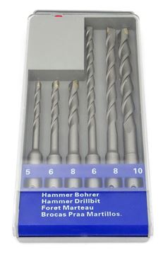 Picture of 6pcs SDS hammer drill set