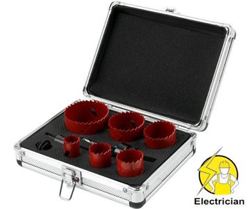 Picture of holesaw set- 9 units