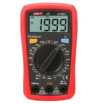 Picture of A multimeter with additional capability for non-contact voltage testing T-UNI