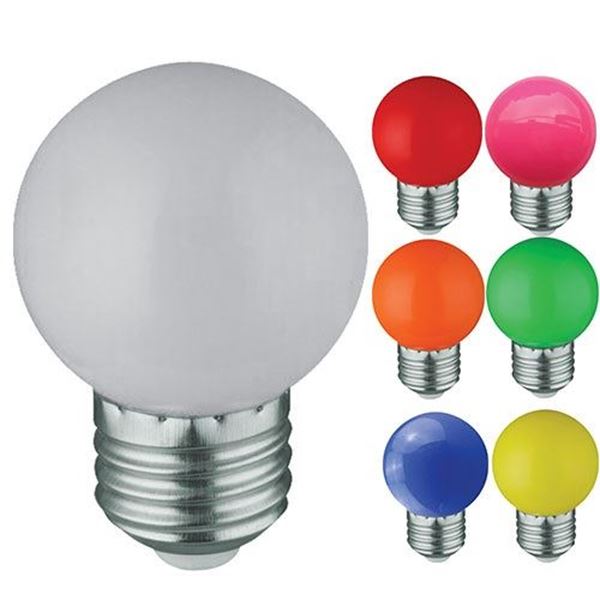 תמונה של נורה כדור לד צבעוני- לבחירה