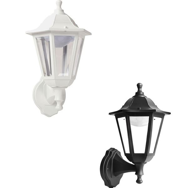 Picture of PLASTIC GARDEN WALL LIGHT 8W 3K BLACK