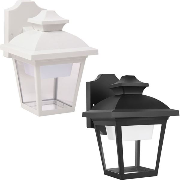 Picture of PLASTIC GARDEN WALL LIGHT 10W 3K BLACK