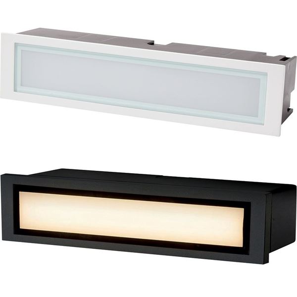 תמונה של שקוע חומה 10W 28X6.5 ATAR CS - צבע גוף וגוון אור לבחירה