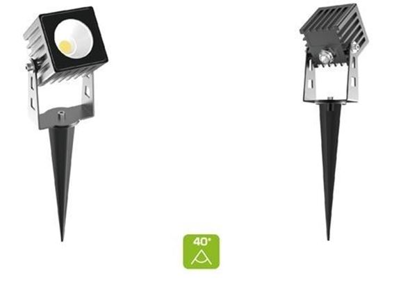 Picture of MIKE GARDEN SPOT LIGHT SQUARE 7W 3000K BLACK