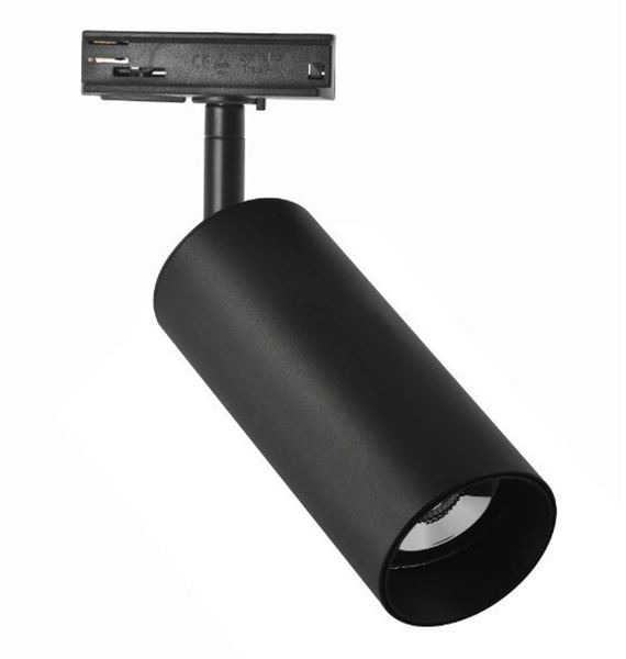 Picture of POLKA matt black Track light GU10 lamp holder