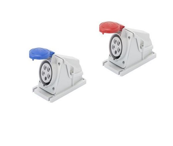 Picture of IP44 90°W.RECEPTACLE 2P+E 16A 23