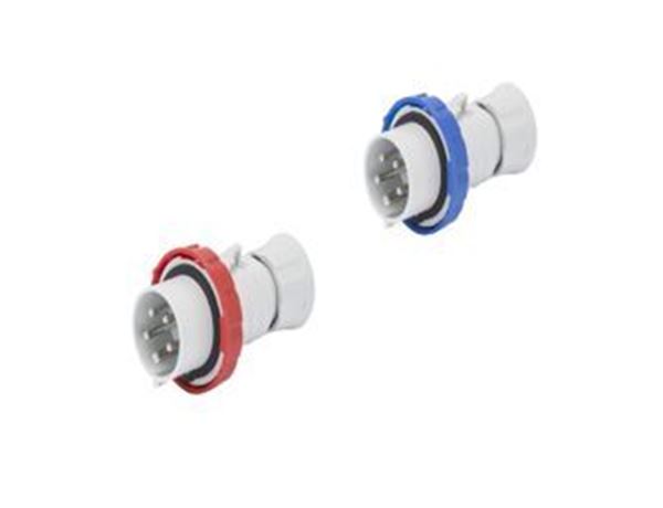 תמונה של תקע CEE נייד GW IP67 אדום/כחול - זרם וקוטביות לבחירה