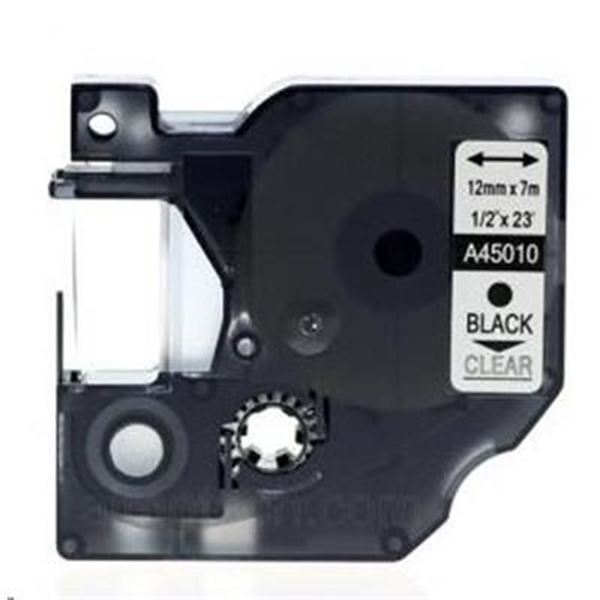 Picture of Black on Clear 12mm*7m