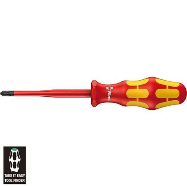 תמונה של מברג מבודד לחצי אוטומט להב דק WERA 1000V - לבחירה