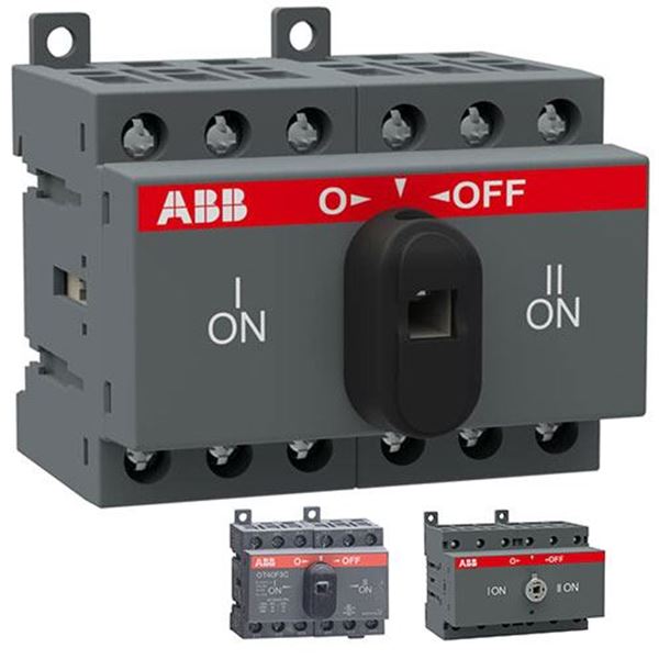 תמונה של נתק מחליף בעומס 3P 16A מנתק מחליף בעומס OT16F3C - אב לקבוצה