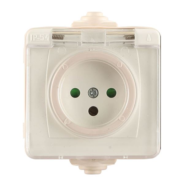 תמונה של שקע NK מוגן מים שקוף - לבחירה