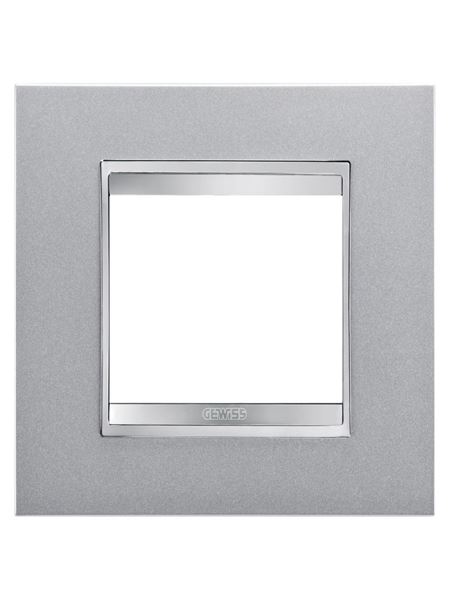 Picture of LUX PLATE, 2-GANG, TITANIUM