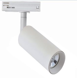 Picture of POLKA white Track light GU10 lamp holder