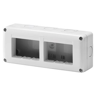 Picture of HORIZ.6(2X3) GANG ENCLOSURE IP40
