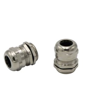 תמונה של כניסת אנטיגרון מתכת לכבל + אום PG16