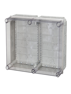 תמונה של קופסא BI-46-200 שקוף/אפור פתחים