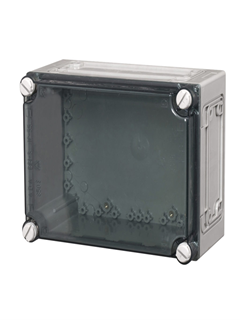 תמונה של קופסא BBI-3-130 חלק אפור שקוף