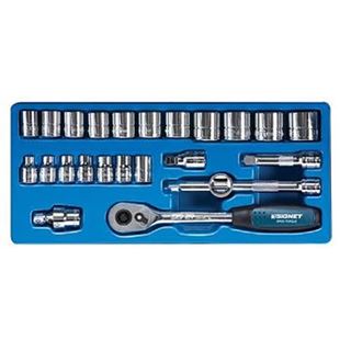 תמונה של סט בוקסות 6-24 מ"מ 24 יחידות D3/8 סיגנט