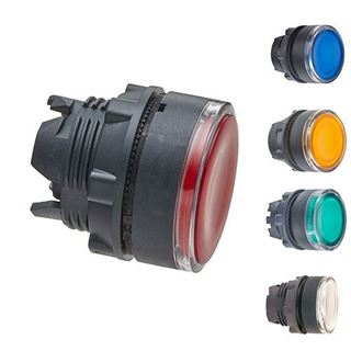 תמונה של ראש לחצן מואר שטוח אדום ZB5AW343