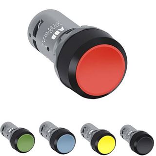 תמונה של לחצן אדום רגעי 1NO CP1-10R-10