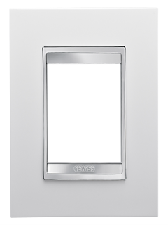 תמונה של קורוס-מסגרת LUX לבן 2 מודול לקופסא 55