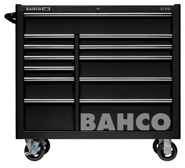 Picture of Classic C75 Tool Trolley with 12 Drawers Black 1100 mm x 501 mm x 50 mm BAHCO