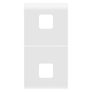 תמונה של כיסוי 1 מודול לשילוב עדשה לדימר/תריס/תרחישים חכם לבן מבריק