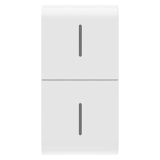 תמונה של כיסוי 1 מ' ללחצן תרחיש נייד ל-4 פקודות לבן מבריק-נדרש 2 יח