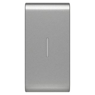 תמונה של כיסוי 1 מודול+תאורת איתור למפסק תאורה קורוס חכם-טיטניום