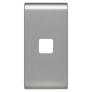 תמונה של כיסוי 1 מודול לשילוב עדשה למפסק תאורה קורוס חכם-טיטניום