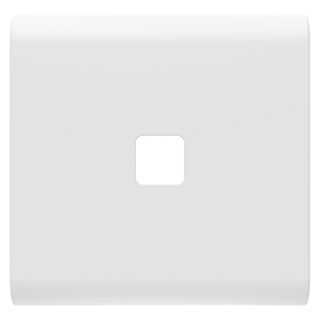 תמונה של כיסוי 2 מודול לשילוב עדשה למפסק תאורה קורוס חכם לבן מט/סאטן