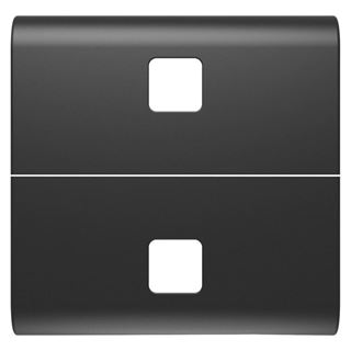 Picture of INTERCH. BUTTON WITH 2 LENSES 2M BLACK