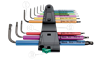Picture of 950/9 Hex-Plus Multicolour Imperial 1 L-key set, imperial, BlackLaser WERA