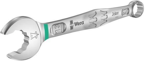 Picture of 6003 Joker combination wrench - Open-end with return angle of just 15. When things get
tight WERA