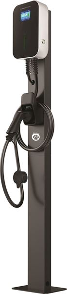 Picture of עמוד לעמדת טעינה + שקע T2 + מתקן תליה