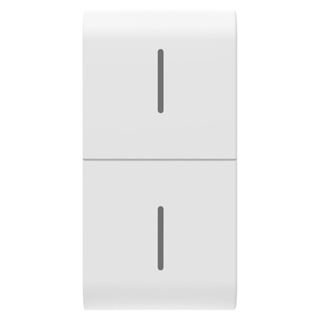 תמונה של כיסוי 1 מ' ללחצן תרחיש נייד ל-4 פקודות לבן מט-נדרש 2 יח