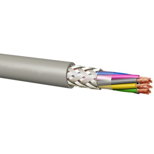 תמונה של כבל גמיש אפור צבעוני 3x0.75 מסוכך