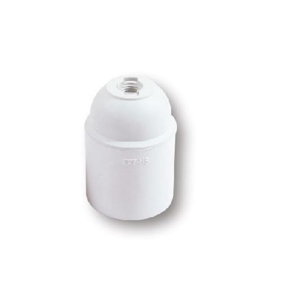 Picture of Lamp holderE27 white + ring