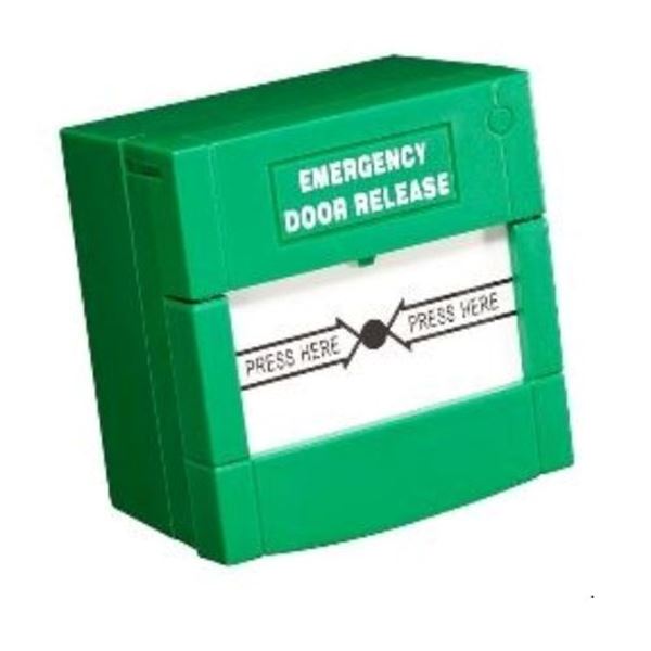 תמונה של לחצן ניפוץ ירוק ליציאה בחירום 110G