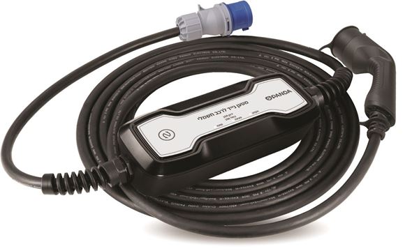 תמונה של עמדת טעינה ניידת 10/16A +פחת AC/DC אורך כבל 5 מטר