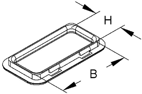 Picture of מסגרת הגנה תחתונה לכבלים KSR 30 A