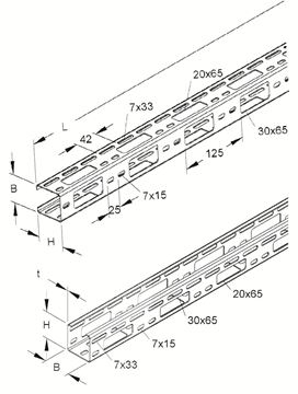 Picture of תעלה פח מחורץ RSV 50.050 1.5