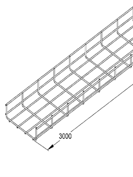 Picture of Wire Mesh Cable Tray 200x85