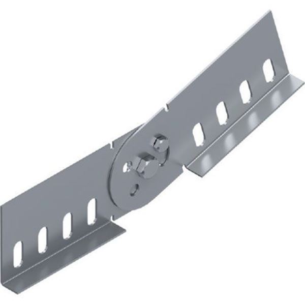 תמונה של מחבר ציר לתעלה מחורצת גובה 60 מ"מ