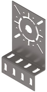 תמונה של פלטה להרכבת ציוד בתעלה מחורצת PKT 01 PG