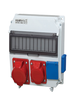 תמונה של קופסא D-25 שקעים 532.2316 ללא חצי אוטומט