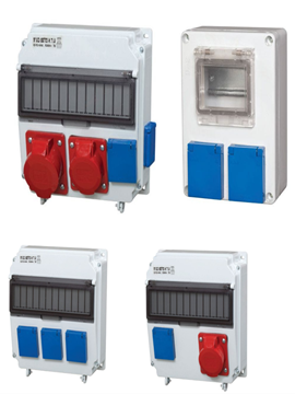 תמונה של קופסא D-2 שקע 532 + חלון ל-4 ללא חצי אוטומט